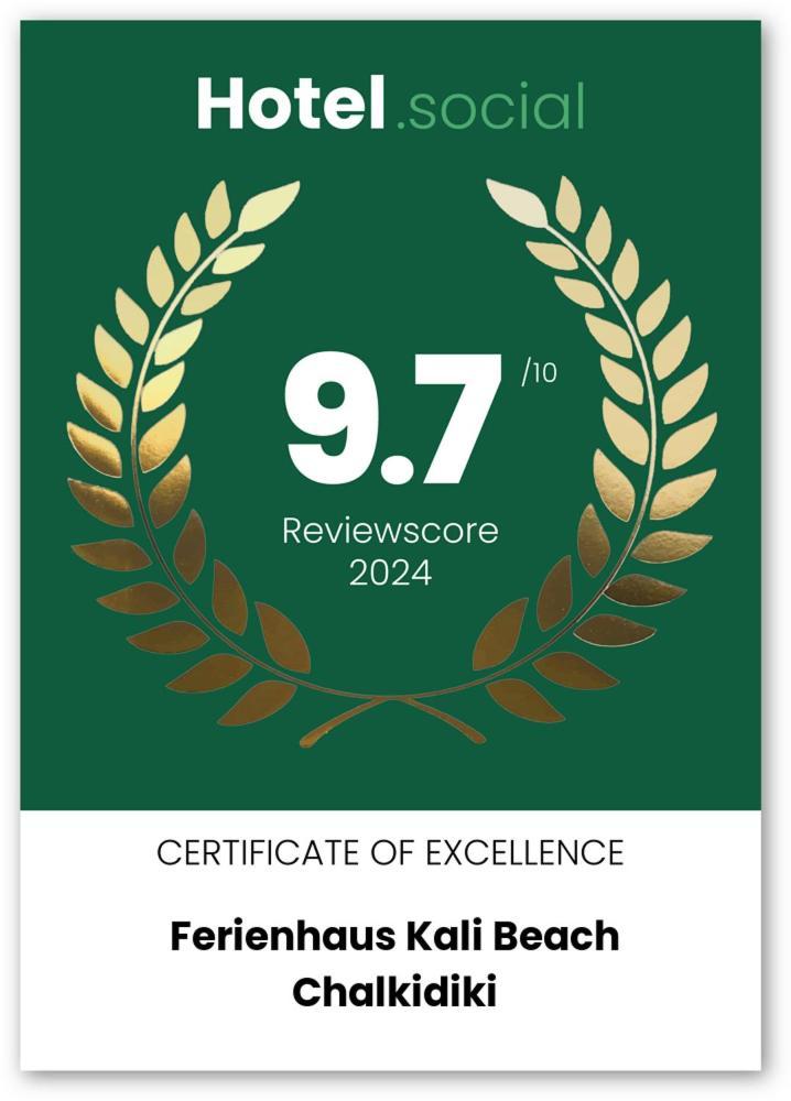Ferienhaus Kali Beach Chalkidiki Nea Kallikrateia Exteriör bild